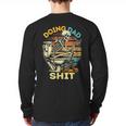 Doing Dad Shit Dad Joke Skeleton Dad Dad Father's Day Long Sleeve T-Shirt Back Print