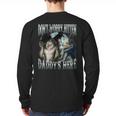 Don't Worry Kitten Daddy's Here Cool Alpha Wolf Meme Long Sleeve T-Shirt Back Print Don't Worry Kitten Daddy's Here Cool Alpha Wolf Meme Long Sleeve T-Shirt Back Print