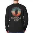 Doodle Dog Vintage Doodle Dad Small Long Sleeve T-Shirt Back Print