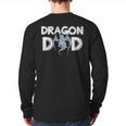 Dragon Dad Daddy Father's Day Dragon Long Sleeve T-Shirt Back Print