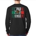 El Papa Mas Chingon Best Mexican Dad Long Sleeve T-Shirt Back Print
