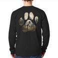 English Springer Spaniel Mountain Paw Dog Mom Dad Long Sleeve T-Shirt Back Print