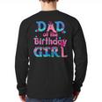 Family Party Decorations Dad Of The Birthday Girl T-Shirt Long Sleeve T-Shirt Back Print