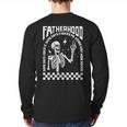 Fatherhood Dad Tour Some Days I Rock It Happy Father's Day Long Sleeve T-Shirt Back Print