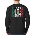 Fathers Day El Papa Mas Chingon Mexican Dad Spanish Long Sleeve T-Shirt Back Print