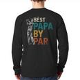 Fathers Day Golfer Dad Golfing Best Papa By Par Golf Long Sleeve T-Shirt Back Print