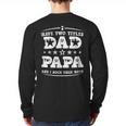 Fathers Day I Have Two Titles Dad And Papa Long Sleeve T-Shirt Back Print