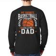 My Favorite Basketball Player Calls Me Dad Basketball Long Sleeve T-Shirt Back Print My Favorite Basketball Player Calls Me Dad Basketball Long Sleeve T-Shirt Back Print
