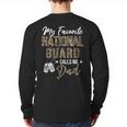 My Favorite National Guard Calls Me Dad Military Family Long Sleeve T-Shirt Back Print