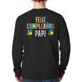 Feliz CumpleañOs Papi Spanish Dad Birthday For Kids Long Sleeve T-Shirt Back Print