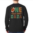 Football 1st Year One Down Dada Birthday For Dad Daddy Long Sleeve T-Shirt Back Print
