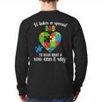Fun Heart Puzzle Shirts Dad Autism Awareness Family Support Long Sleeve T-Shirt Back Print Fun Heart Puzzle Shirts Dad Autism Awareness Family Support Long Sleeve T-Shirt Back Print