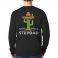 Fun Hilarious Stepfather Humor Stepdad Long Sleeve T-Shirt Back Print