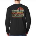 Gardener Dad The Man The Myth The Gardening Legend Long Sleeve T-Shirt Back Print