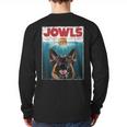 German Shepherd Jowls Hamburger GSG Dog Mom Dog Dad Long Sleeve T-Shirt Back Print