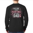 This Girl Loves Hunting With Her Dad Pink Deer Hunter Long Sleeve T-Shirt Back Print