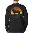 Golden Mountain Vintage Retro Mum Dad Dog Men Women Kids Long Sleeve T-Shirt Back Print