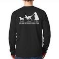 Golden Retriever Mom Dad Puppy Dog Owner Dog Lover Long Sleeve T-Shirt Back Print