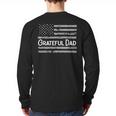 Grateful Dad Father's Day Papa Daddy Best Dad Long Sleeve T-Shirt Back Print
