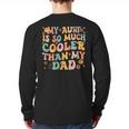 Groovy My Aunt Is So Much Cooler Than My Dad On Back Kids Long Sleeve T-Shirt Back Print