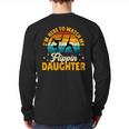 Gymnastics Mom Dad I'm Here To Watch My Flippin' Daughter Long Sleeve T-Shirt Back Print