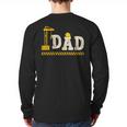 Happy Father's Day Construction For Son DAD Father's Day Long Sleeve T-Shirt Back Print