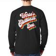 Humor Sarcastic Father's Day Adult Jokes World's Sluttiest Dad Small Long Sleeve T-Shirt Back Print