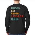Husband Dad Grandpa 75 Year Old Legend 75th Birthday Long Sleeve T-Shirt Back Print