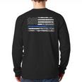 Husband Daddy Protector Hero Police Officer Father Dad Long Sleeve T-Shirt Back Print Husband Daddy Protector Hero Police Officer Father Dad Long Sleeve T-Shirt Back Print