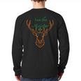 IAM The Meister Jaegermeister Dad Mom Deer Long Sleeve T-Shirt Back Print