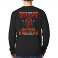 I'm Dad Grandpa Retired Firefighter Nothing Scares Me Long Sleeve T-Shirt Back Print