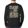 I'm A Dad Grandpa And A Vietnam Veteran Nothing Scares Me Long Sleeve T-Shirt Back Print