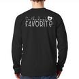 I'm The Dog's Favorite Cute Dog Mom Dad Pet Lover Men Women Kids Long Sleeve T-Shirt Back Print