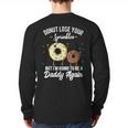 I'm Going To Be a Daddy Again Pregnancy Announcement Quote Long Sleeve T-Shirt Back Print