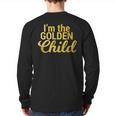 I'm The Golden Child For MomDad's Favorite Child T-Shirt Long Sleeve T-Shirt Back Print
