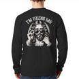 I'm Telling Dad Saying Religious Christian Jesus Meme Long Sleeve T-Shirt Back Print