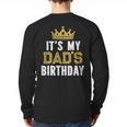 It's My Dad's Birthday Party Family Matching Small Long Sleeve T-Shirt Back Print It's My Dad's Birthday Party Family Matching Small Long Sleeve T-Shirt Back Print