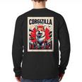 Japanese Art Corgi Dog Mom Dad Long Sleeve T-Shirt Back Print Japanese Art Corgi Dog Mom Dad Long Sleeve T-Shirt Back Print