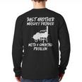 Just Another Bbq Grill Barbecue Meat Grilling Dad Men Long Sleeve T-Shirt Back Print