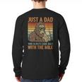 Just A Dad Who Always Came Back With The Milk Daddy Long Sleeve T-Shirt Back Print