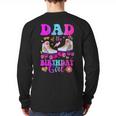 Let's Roll Dad Of The Birthday Girl Roller Skate Birthday Long Sleeve T-Shirt Back Print