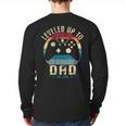 I Leveled Up To Dad 2025 Promoted To Daddy Soon To Be Father Long Sleeve T-Shirt Back Print