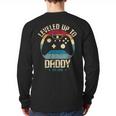 I Leveled Up To Daddy Est 2026 Dad Level Unlocked New Dad Long Sleeve T-Shirt Back Print