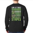 Look At Those Stripes Lawn Mowing Dad Lawn Mower Small Long Sleeve T-Shirt Back Print