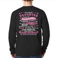 I Am a Lucky Daughter I Have Crazy Dad For Daughter Long Sleeve T-Shirt Back Print