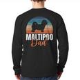 Maltipoo Dad Long Sleeve T-Shirt Back Print