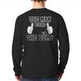 The Man Behind The Bump Baby Shower Shirts For Mom And Dad Long Sleeve T-Shirt Back Print The Man Behind The Bump Baby Shower Shirts For Mom And Dad Long Sleeve T-Shirt Back Print