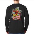 Marvel Iron Man Invincible Dad Father's Day Comic Retro Long Sleeve T-Shirt Back Print
