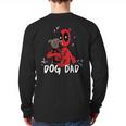 Marvel Super Heroes Pets Deadpool Loves Dogpool Dog Dad Long Sleeve T-Shirt Back Print