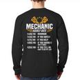 Mechanic Men Dad Hourly Rate Car Auto Garage Mechanic Long Sleeve T-Shirt Back Print Mechanic Men Dad Hourly Rate Car Auto Garage Mechanic Long Sleeve T-Shirt Back Print